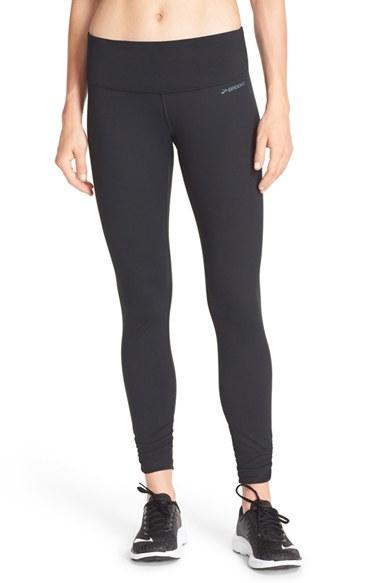 Women's Brooks 'greenlight' Running Tights - Black