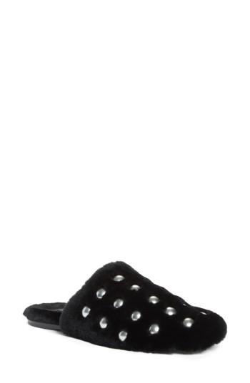 Women's Alexander Wang Amelia Genuine Shearling Slide Loafer .5us / 36.5eu - Black