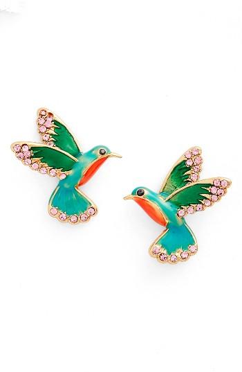 Women's Kate Spade New York Hummingbird Stud Earrings