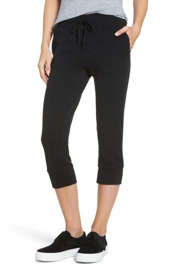 Women's Lira Clothing Flint Fleece Crop Jogger Pants - Black