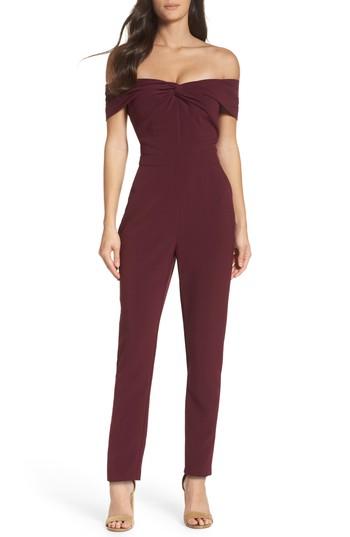 Women's Adelyn Rae Karlie Off The Shoulder Jumpsuit