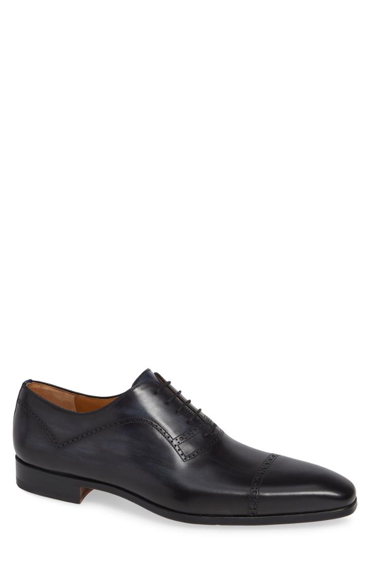 Men's Magnanni Jensen Cap Toe Oxford .5 M - Blue