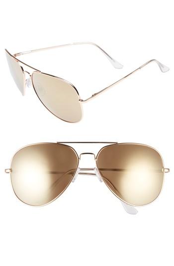 Women's Bp. 60mm Large Aviator Sunglasses - Bronze/ Bronze