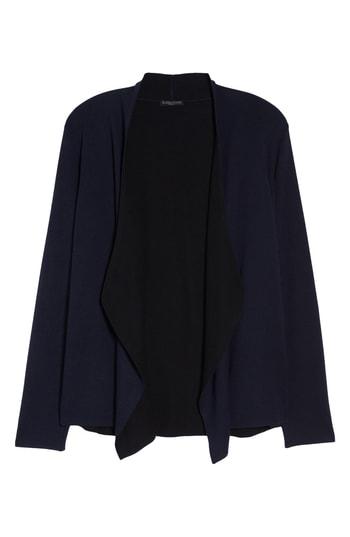 Women's Eileen Fisher Shaped Waterfall Cardigan - Blue