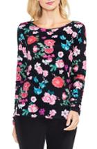 Women's Vince Camuto Floral Heirlooms Ruched Top