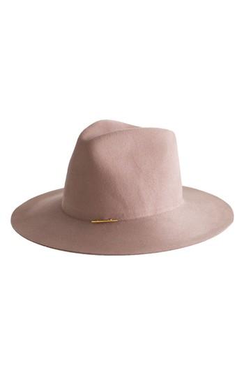Women's Janessa Leone Hannah Wool Fedora - Pink