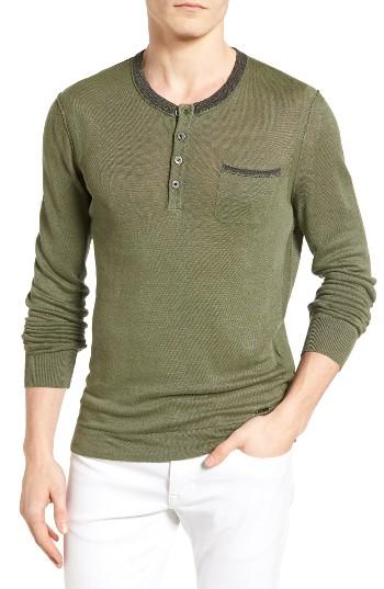 Men's Boss Orange Kronost Linen Henley