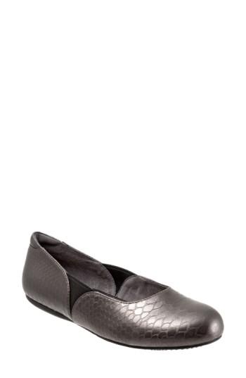 Women's Softwalk 'norwich' Flat W - Metallic