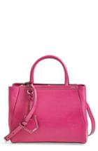 Fendi 'petite 2jours Elite' Leather Shopper - Pink