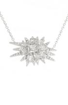 Women's Cz By Kenneth Jay Lane 'explosion' Cubic Zirconia Pendant Necklace
