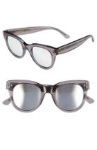 Women's Spektre 'she Loves You' 47mm Sunglasses - Grey/ Silver Mirror