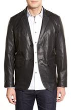 Men's Missani Le Collezioni Lambskin Leather Sport Coat