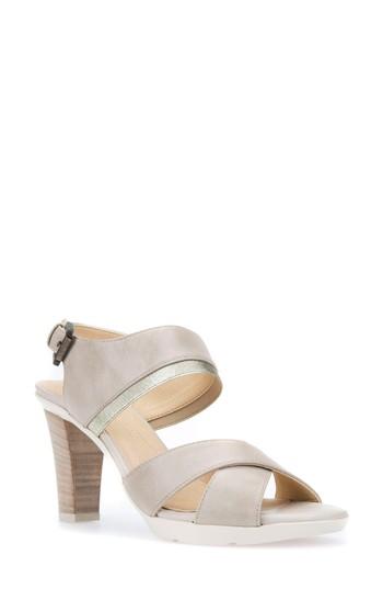 Women's Geox Jadlis Sandal Us / 35eu - Beige