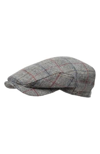 Men's Wigens Wool Driving Cap - Grey