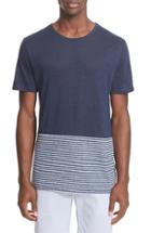 Men's Onia Chad Colorblock Linen T-shirt