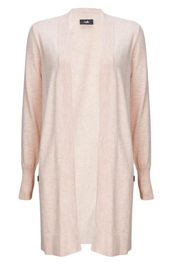 Women's Wallis Button Detail Long Cardigan - Pink