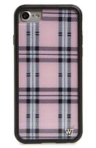Wildflower Tartan Plaid Iphone 6/7/8 Case - Pink