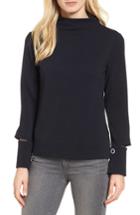 Women's Bobeau Split Cuff Top - Blue