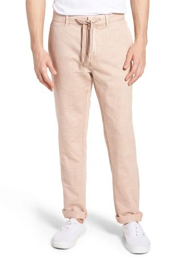 Men's Scotch & Soda Linen Beach Pants X 32 - Coral