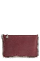 Stella Mccartney 'falabella' Faux Leather Pouch With Convertible Strap - Grey
