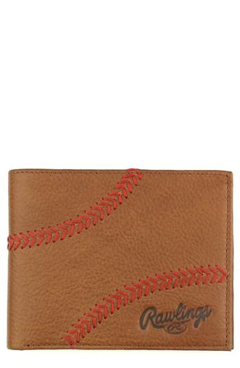 Men's Rawlings Home Run Bifold Leather Wallet -