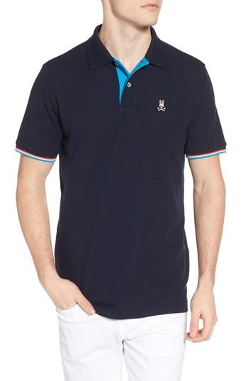 Men's Psycho Bunny St. Croix Polo (xl) - Blue