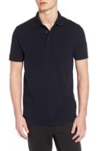 Men's French Connection Ampthill Pebble Knit Polo, Size - Blue