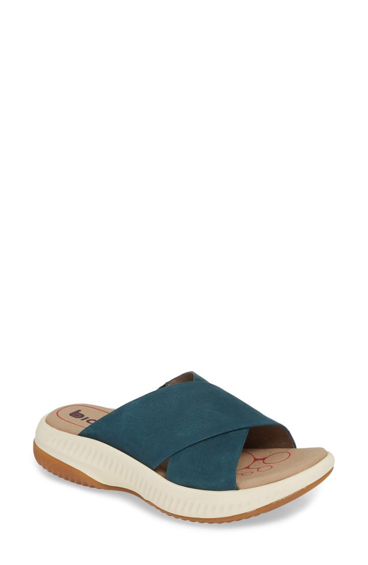 Women's Bionica Ambridge Slide Sandal M - Blue/green