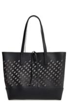Poverty Flats By Rian Reversible Faux Leather Tote - Black