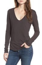 Women's James Perse Zig Zag Tee - Grey