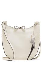 Vince Camuto Polli Leather Crossbody Bag - White