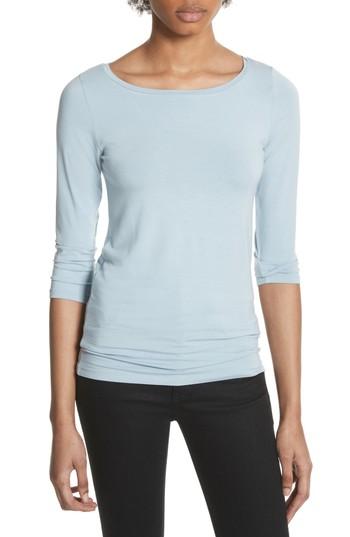 Women's Majestic Filatures Three Quarter Sleeve Tee - Blue
