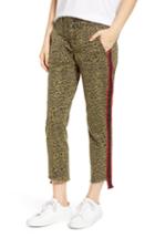 Women's Pam & Gela Uniform Stripe Step Hem Pants - Brown