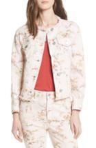 Women's La Vie Rebecca Taylor Belle Denim Jacket - Ivory