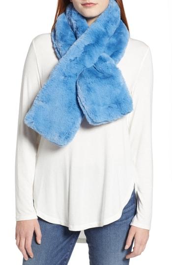 Women's Ted Baker London Faux Fur Pull Through Scarf