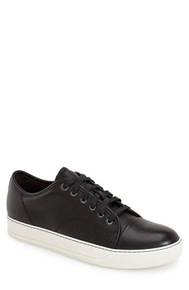 Men's Lanvin 'shiny' Cap Toe Sneaker