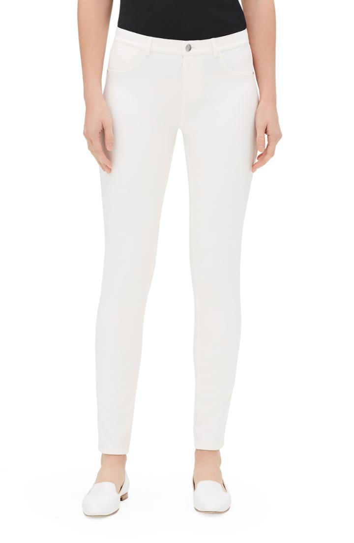 Women's Lafayette 148 New York Mercer Acclaimed Stretch Skinny Pants - White