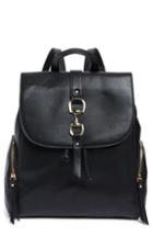 Sole Society Marah Faux Leather Backpack - Black