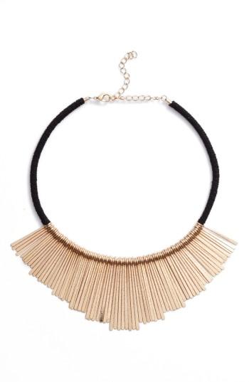 Women's Panacea Bar Charm Bib Necklace