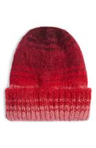 Women's Topshop Brushed Ombre Beanie - Red