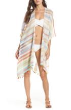 Women's Pool To Party Kimono Cover-up, Size - Red