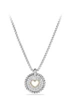 Women's David Yurman 'cable Collectibles' Heart Charm With Diamonds