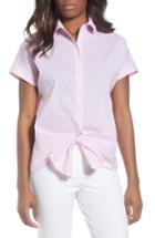 Women's Gibson Tie Front Blouse, Size - Pink