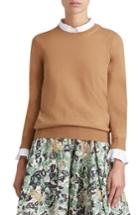 Women's Burberry Viar Merino Wool Sweater - Brown