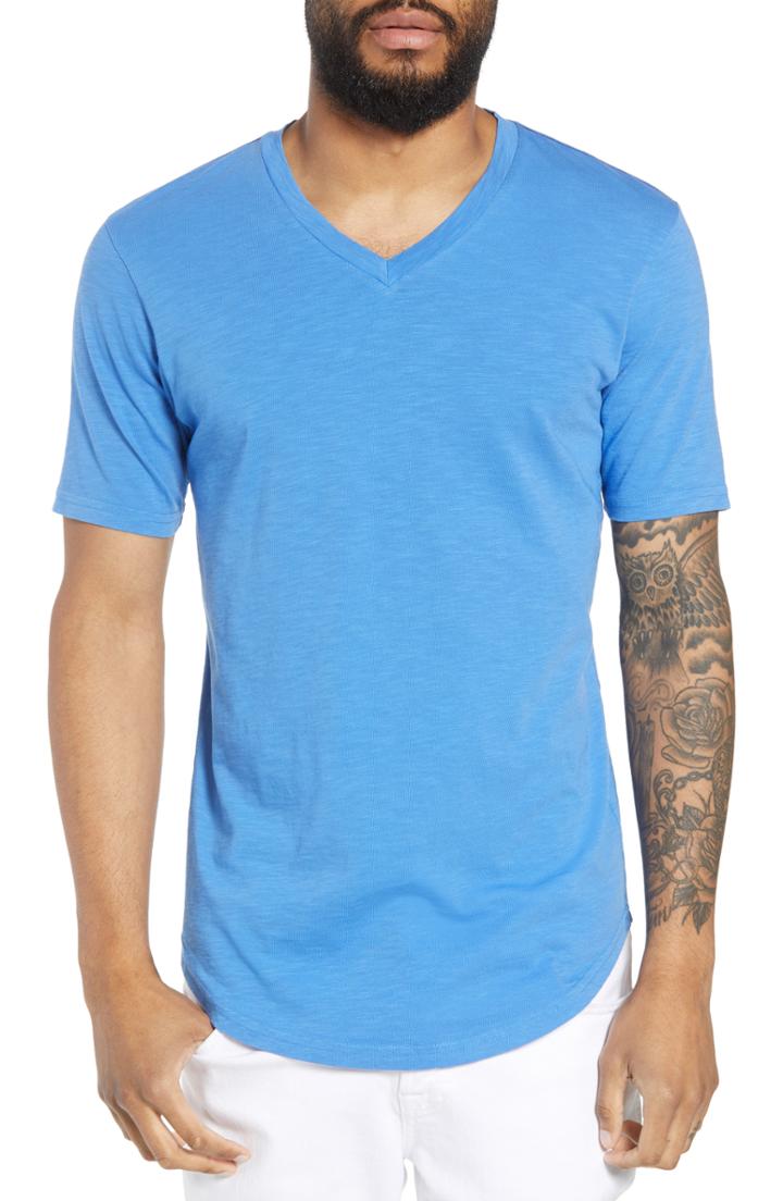 Men's Goodlife Scallop Slub V-neck T-shirt