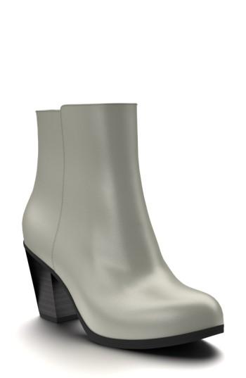 Women's Shoes Of Prey Block Heel Bootie B - Metallic