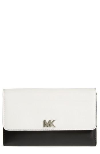 Women's Michael Michael Kors Leather Wallet - Black