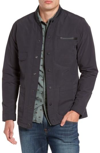 Men's Jeremiah Jarvis Coated Cotton Blend Jacket - Blue