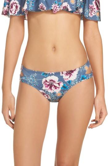 Women's The Bikini Lab Bloom Cutout Hipster Bikini Bottoms