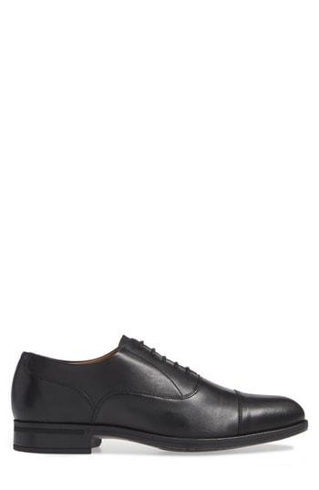Men's Vince Camuto Iven Cap Toe Oxford .5 M - Black